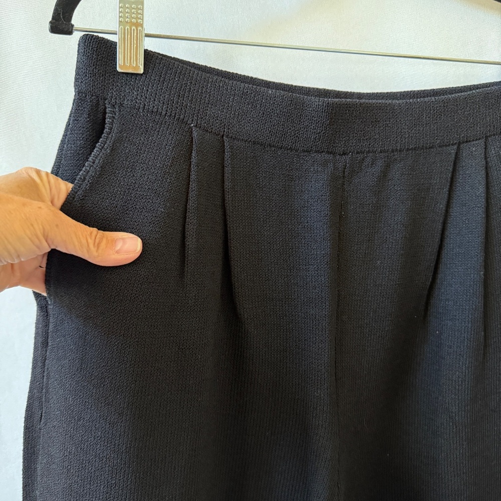 ST JOHN COLLECTION MARIE GRAY PANTS TROUSERS CAREER POCKETS SANTANA KNIT 12 - Picture 6 of 10